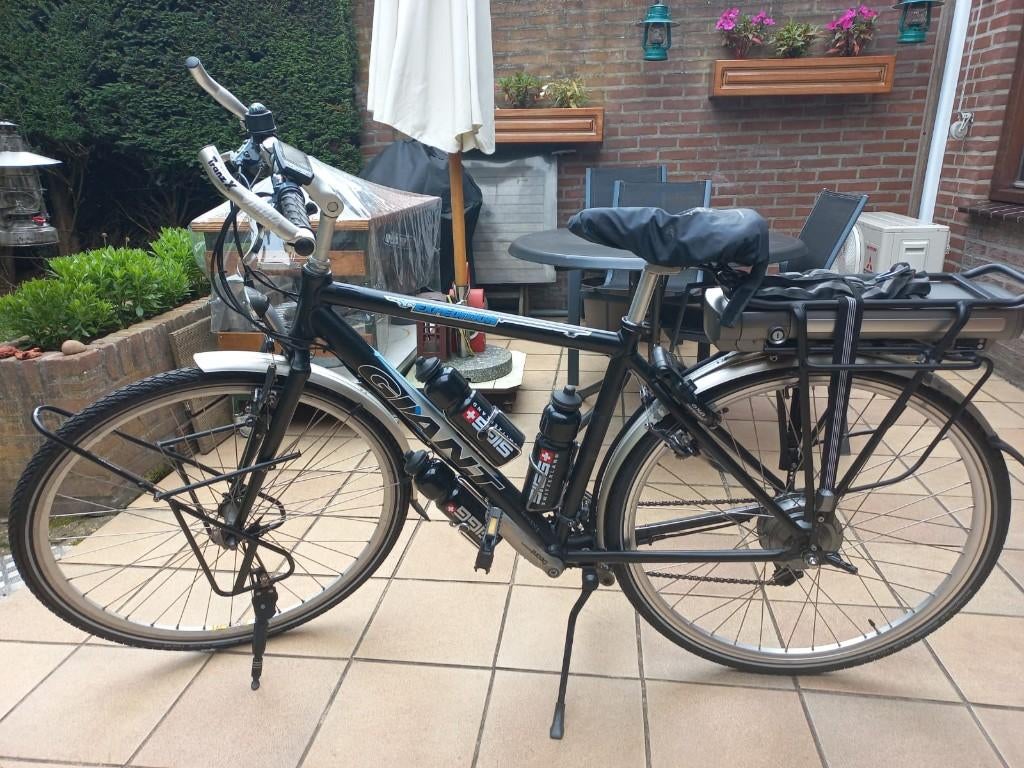 Giant Expedition vakantiefiets omgebouwd naar electrisch, Fietsen en Brommers, Ophalen, Gebruikt, Velgrem, Versnellingen