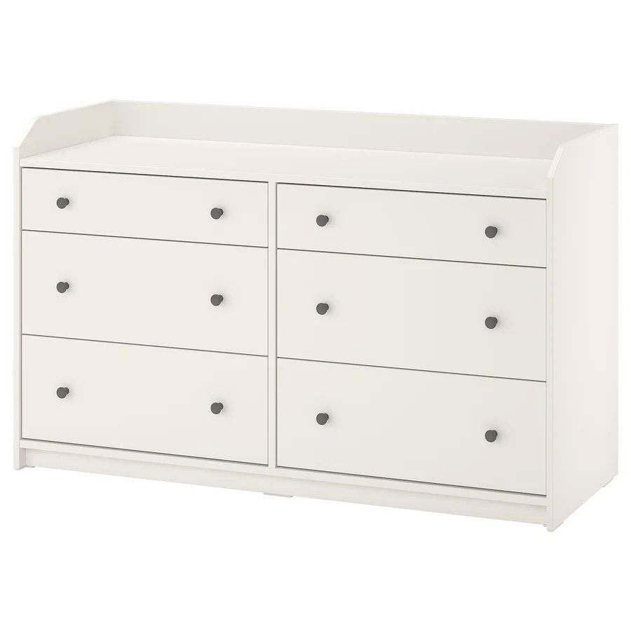IKEA Hauga ladekast - Zeer goede staat, Ophalen, 100 tot 150 cm, Zo goed als nieuw, Met lade(s)