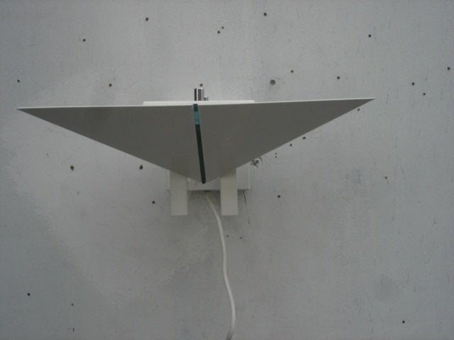 Vintage Uplighter wandlamp van Dijkstra jaren 70/ 80, Gebruikt, Up-/downlighter, Ophalen of Verzenden, Overige merken