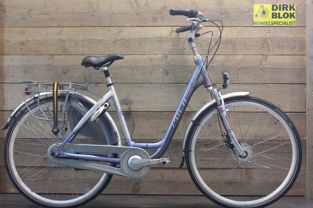Puch Brililiant Plus D50 8 versn. grijs met 3 mnd garantie, Fietsen en Brommers, Niet ingevuld, Gebruikt, Niet ingevuld, Niet ingevuld