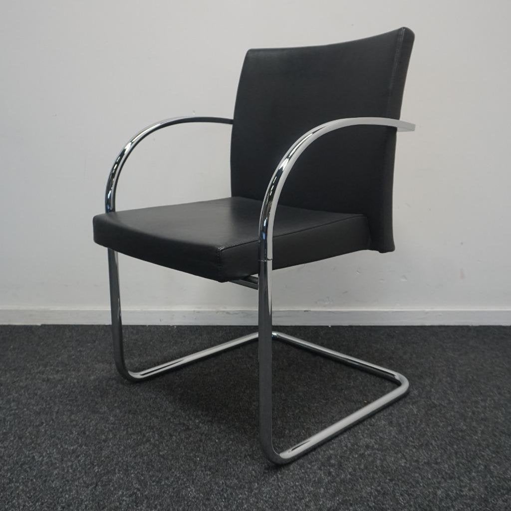 Artifort Prof Design Vergaderstoelen | Zwart Leer | Stoelen, Huis en Inrichting, Stoelen, Gebruikt, -, Zwart, -