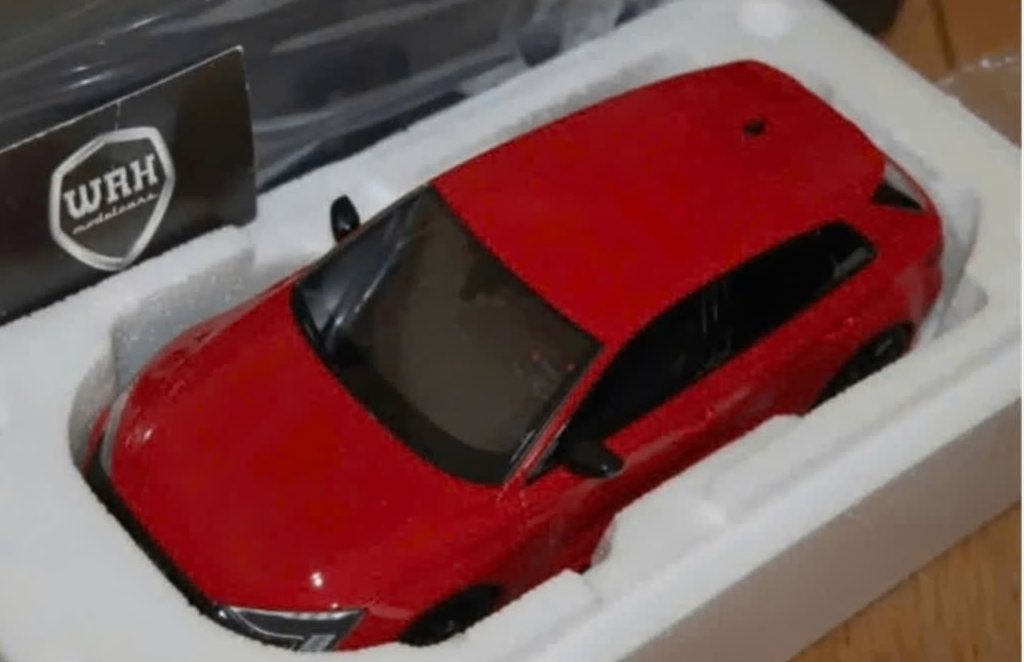 1:18 AUDI RS3 SPORTBACK 2021 rood GT spirit GT378 in box WRH, Ophalen of Verzenden, Zo goed als nieuw, Auto, Overige merken