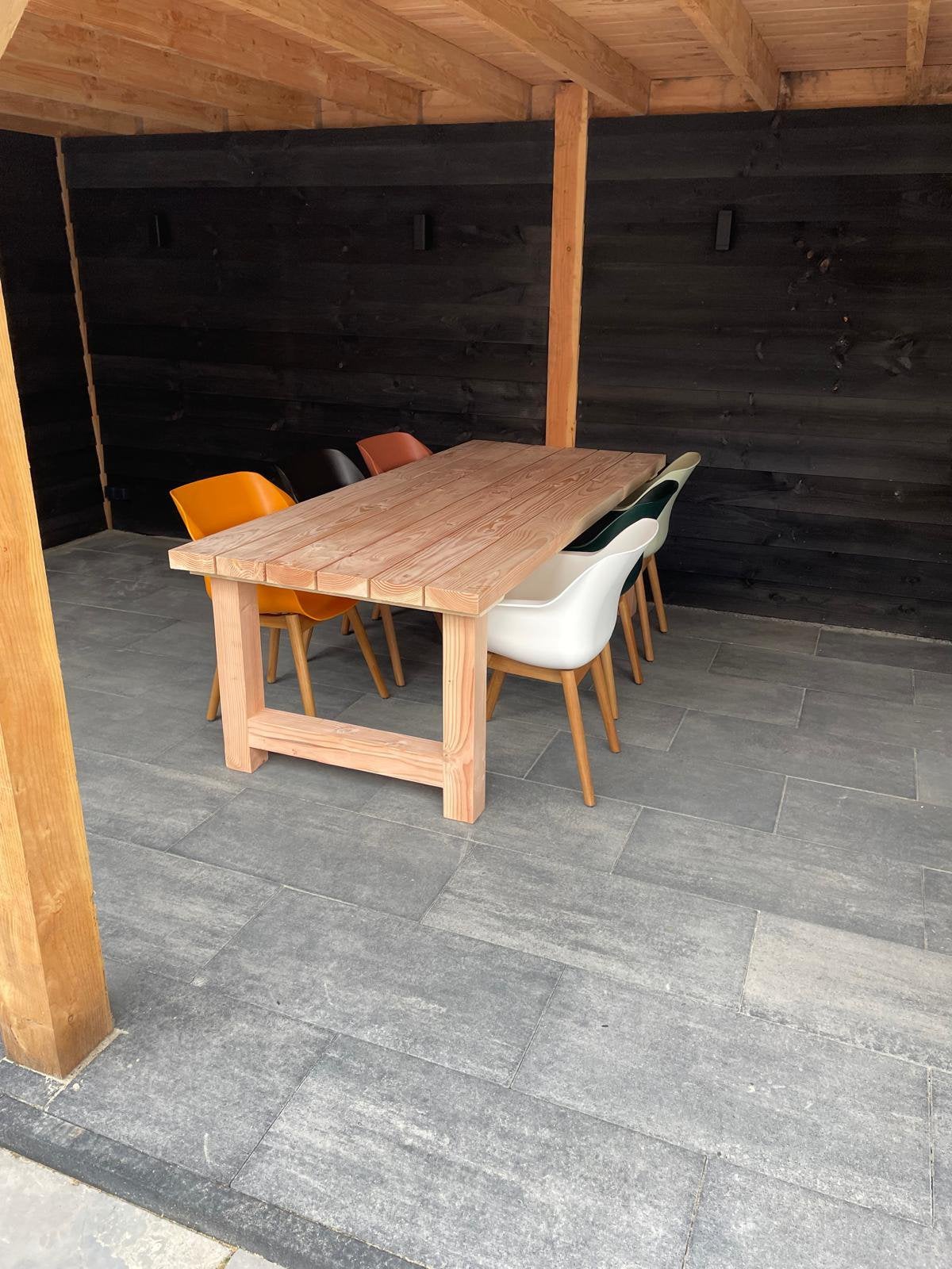 Luxe douglas tafel op maat gemaakt!, Ophalen, Nieuw, Veranda
