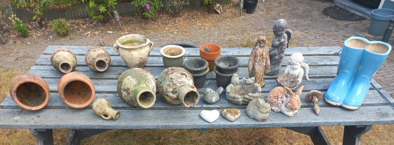 tuindecoratie divers, Overige materialen, Ophalen of Verzenden, Overige vormen, Minder dan 40 cm