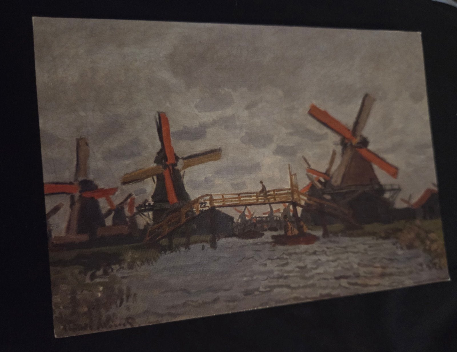Molens bij Zaandam - Claude Monet, Verzenden, Gelopen, Overige thema's