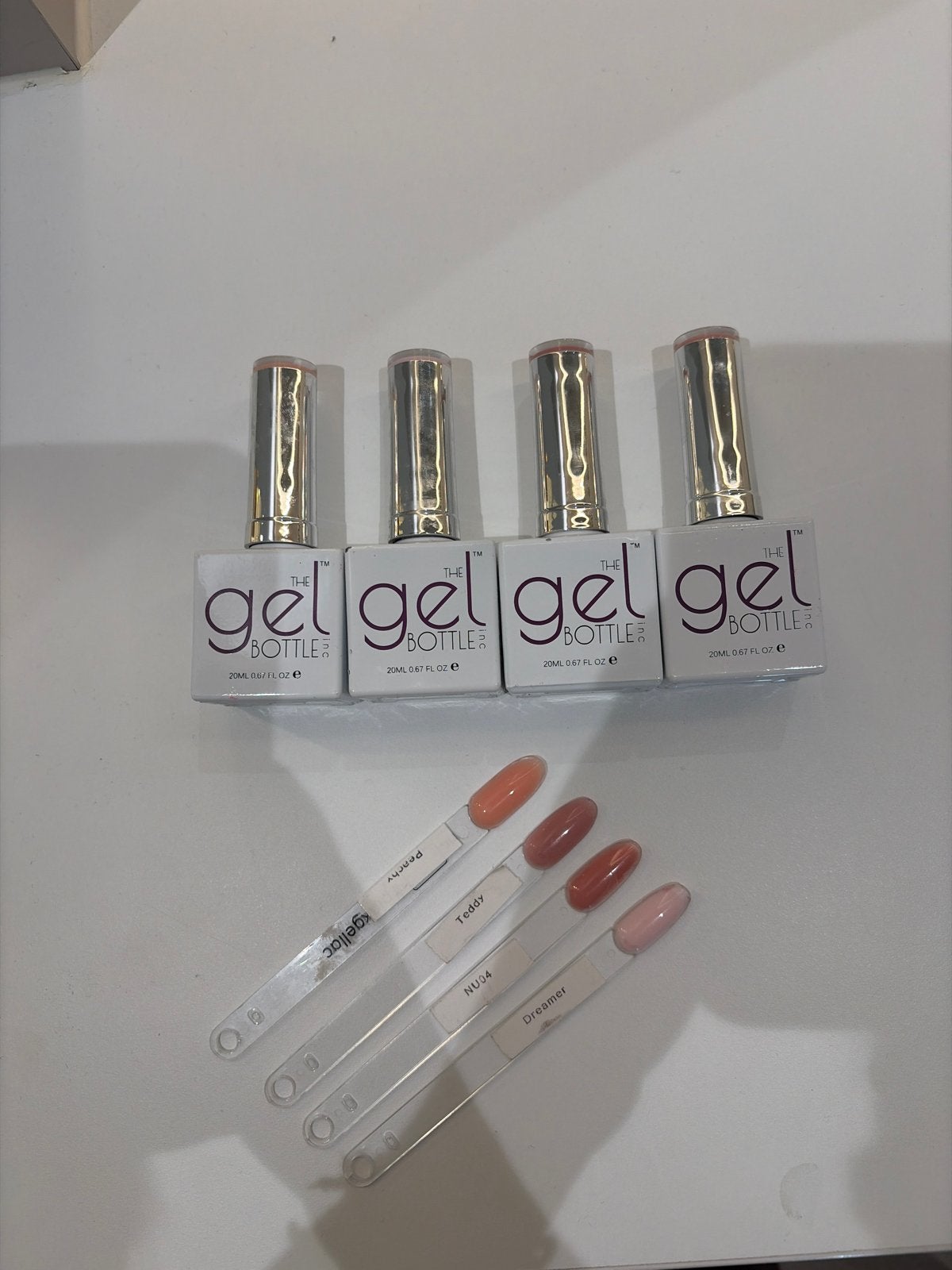 The GelBottle biab Set - 4 Nude Tinten, Ophalen, Nieuw, Handen en Nagels, Make-up