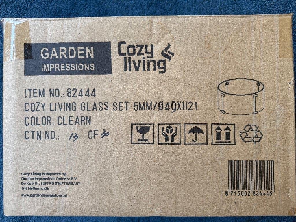 Nieuwe Cozy Living glazen ombouw voor Garden Impressions, Tuin en Terras, Ophalen, Nieuw