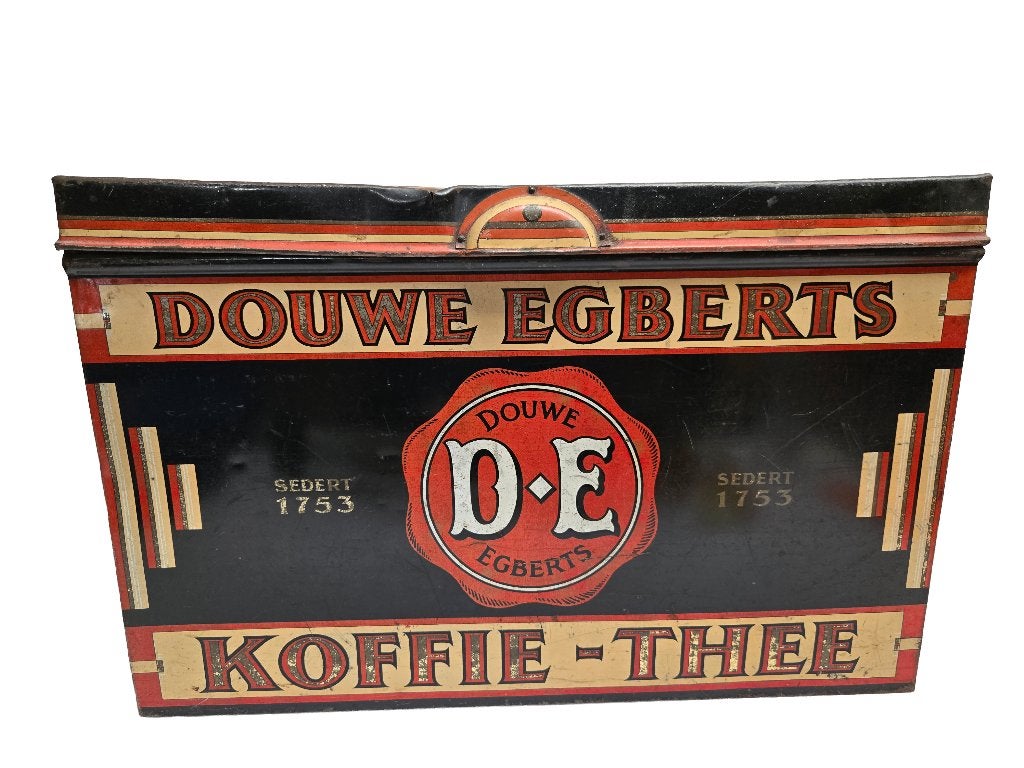 Antiek winkelblik Douwe Egberts, Ophalen, Gebruikt, Koffie, Douwe Egberts
