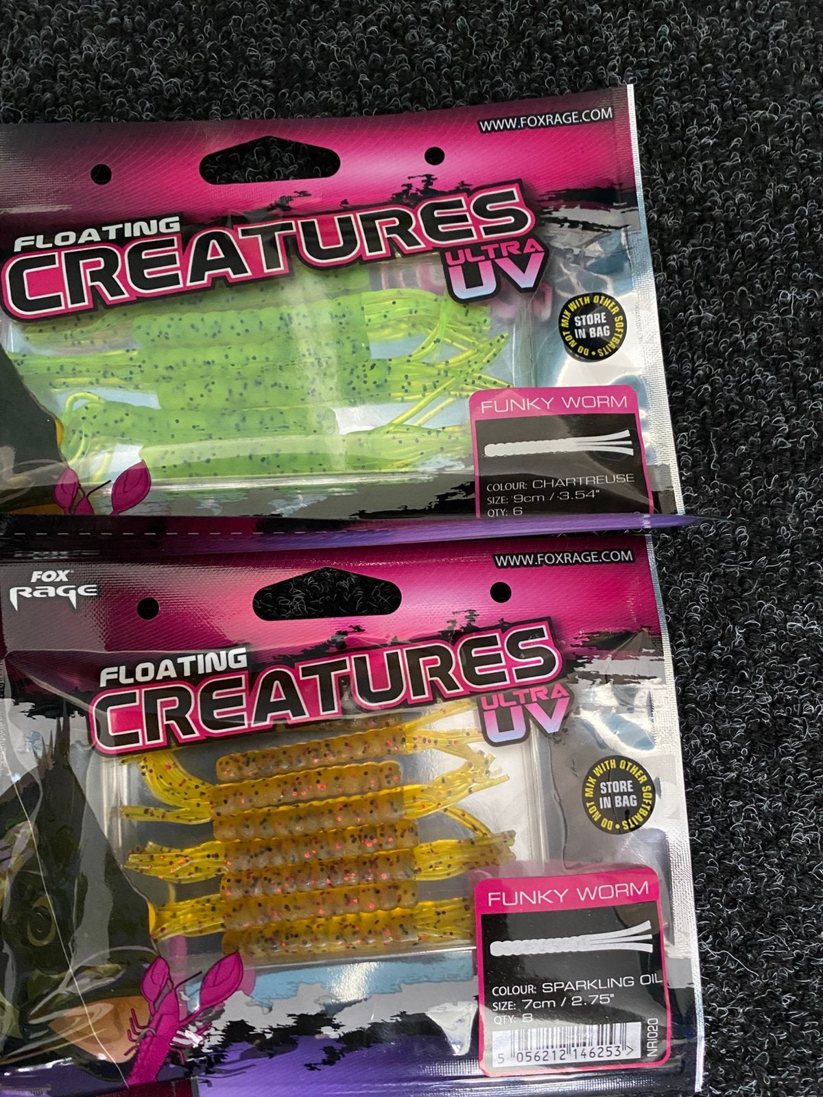 Opruiming 5 delig Fox Rage Creatures Baits pakket, D, Overige typen, Nieuw, Ophalen of Verzenden