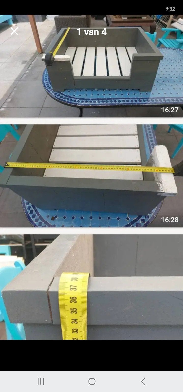 Houten hondenmand Almere, Ophalen, Gebruikt, Overige
