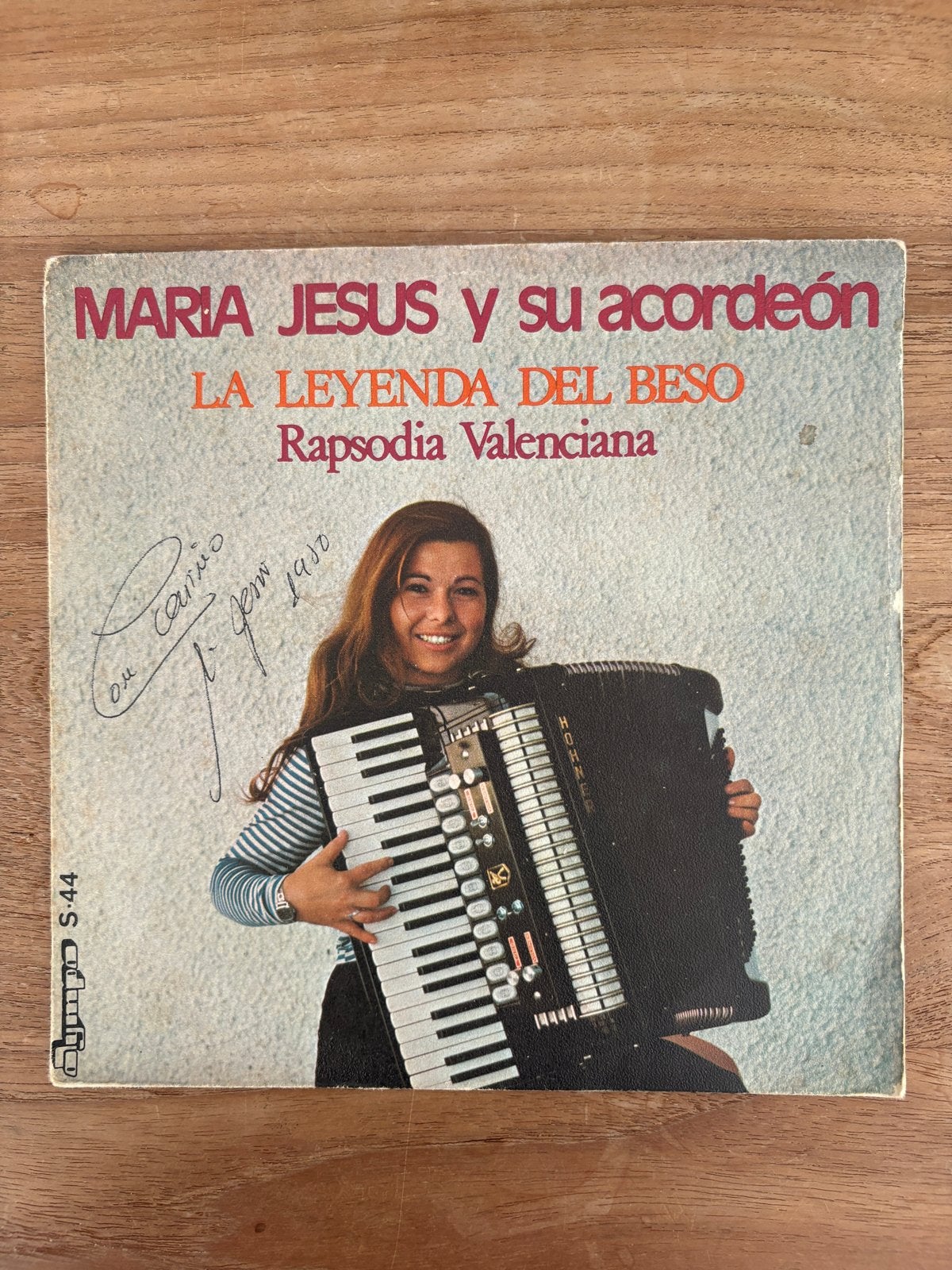 Maria Jesus y su acordeón - La Leyenda del Beso 023, Gebruikt, Overige genres, Ophalen of Verzenden, EP