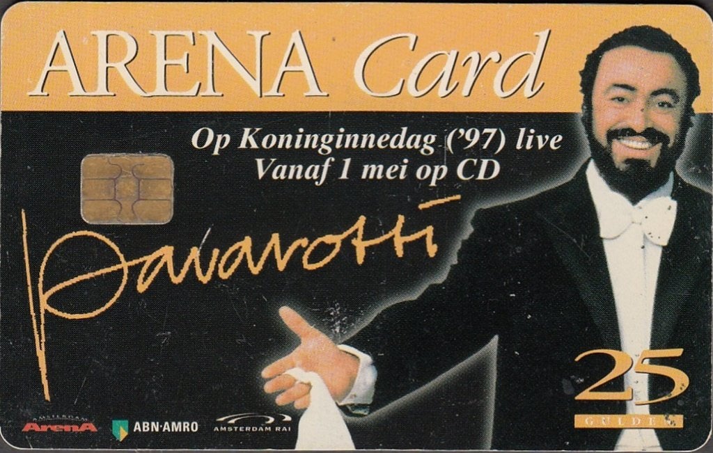 Arenakaart A007 Concert Pavarotti 1997 gebruikt, Verzenden, Nederland