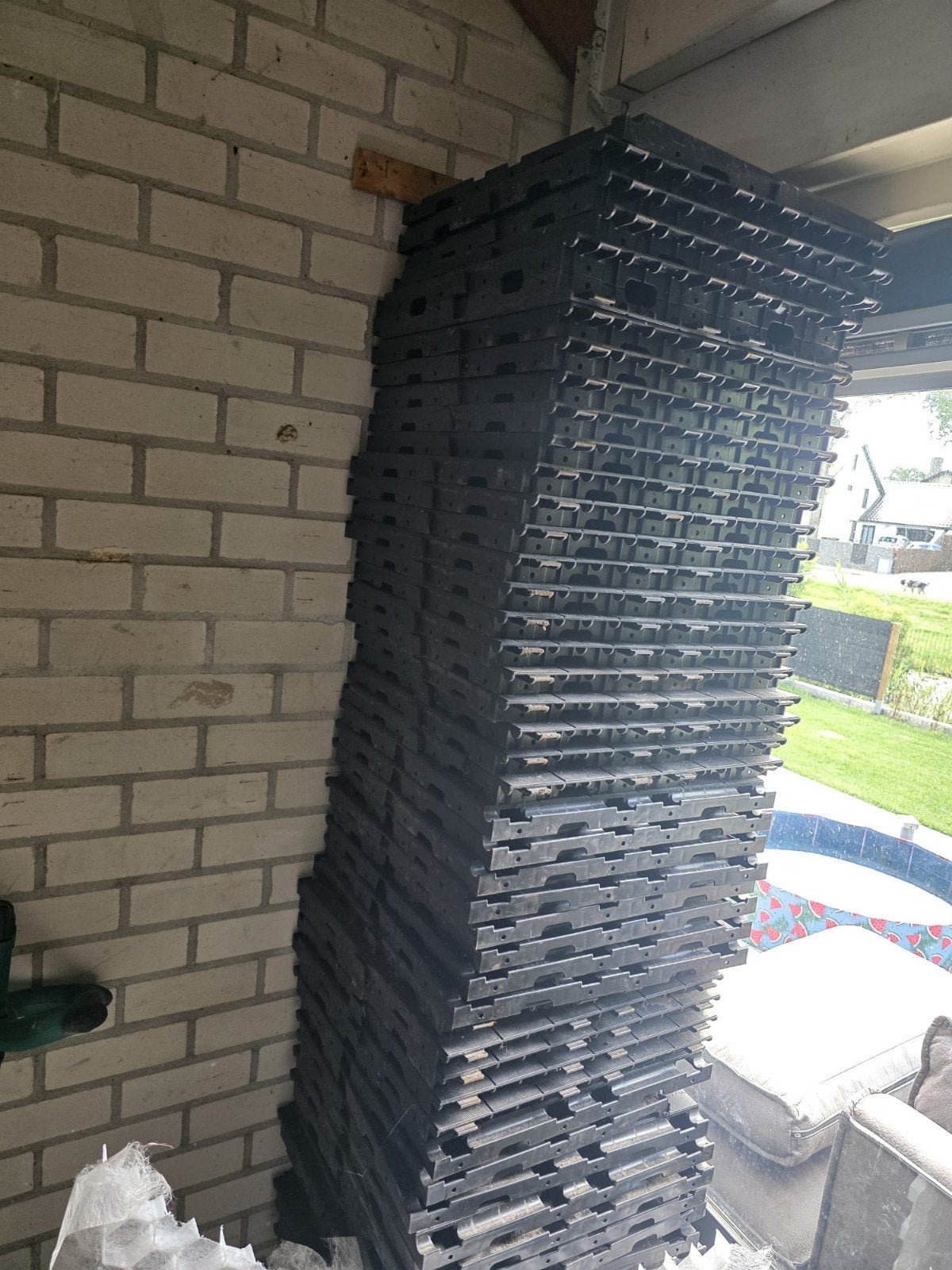 Isabella Vloertegels 50x50 - 64 stuks, Caravans en Kamperen, Ophalen, Gebruikt