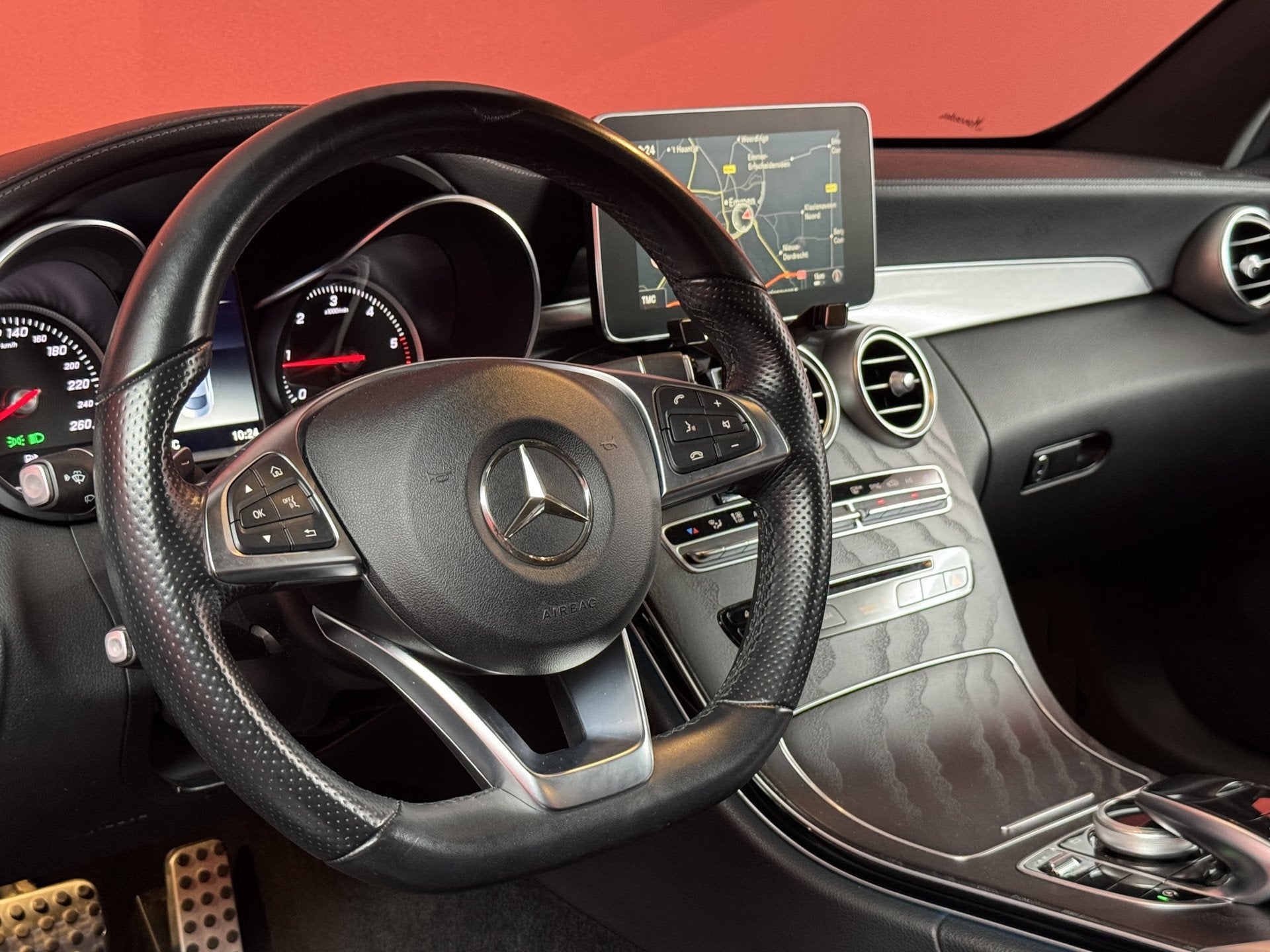 Mercedes-Benz C-Klasse Coupé 220 d Premium Plus | AMG | Bur, Auto's, Automaat, Achterwielaandrijving, 4 cilinders, Met garantie (alle)