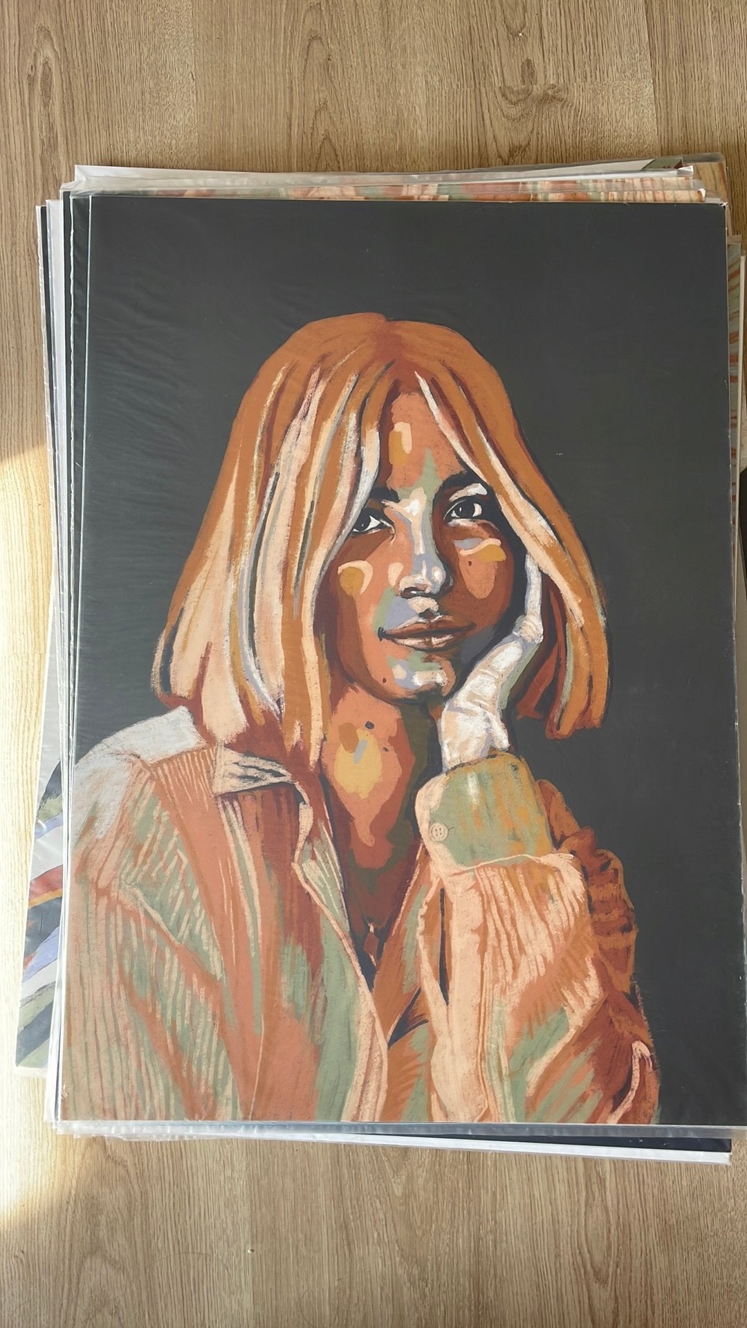 Poster vrouw 50x70 cm, Antiek en Kunst, Ophalen