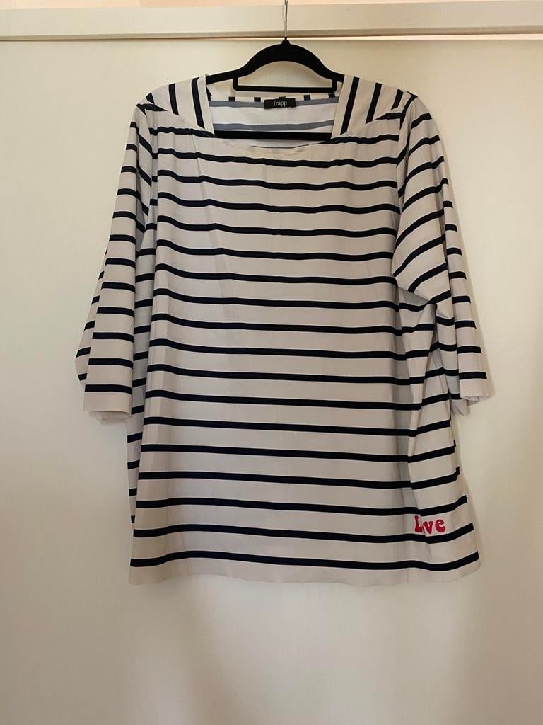 Frapp shirt 48, Kleding | Dames, Blauw, Maat 46/48 (XL) of groter, Ophalen of Verzenden, Zo goed als nieuw