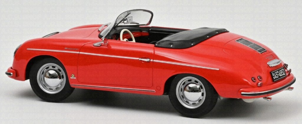 Porsche 356 Speedster 1954 Rood schaal 1/18 NOREV ref 187461, Verzenden, Nieuw, Auto, Norev