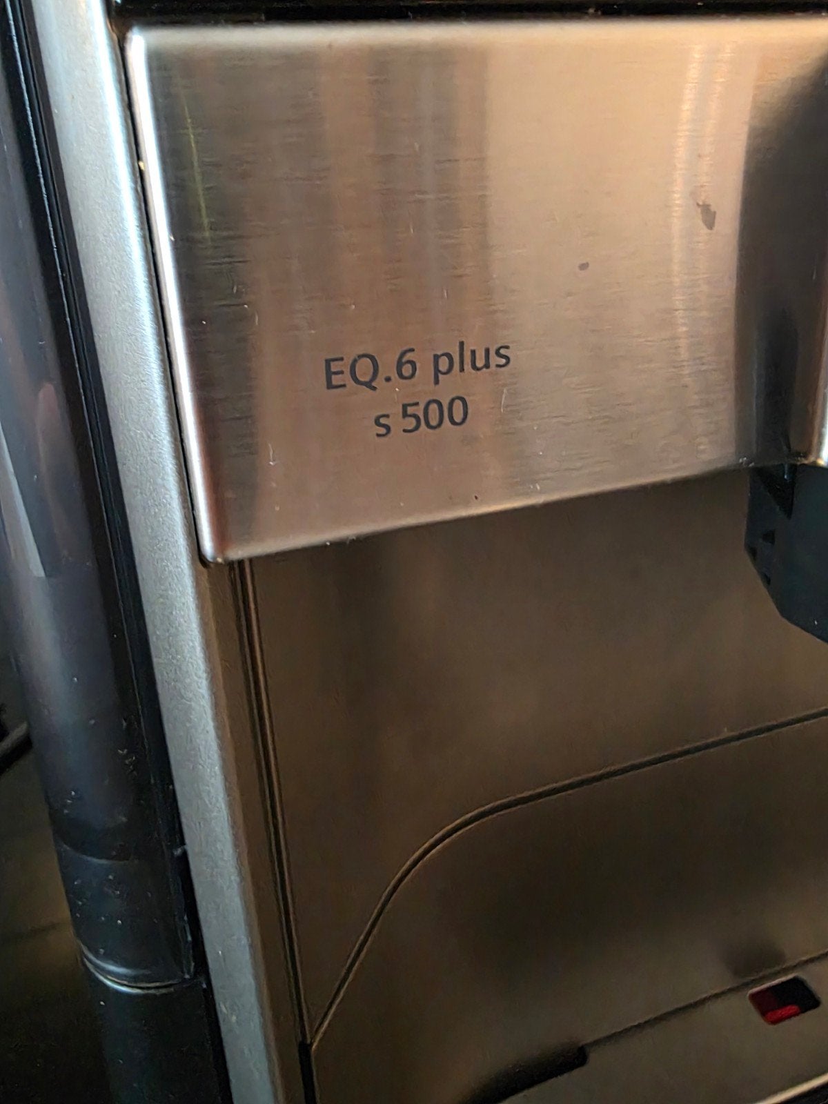 Siemens EQ.6 plus s500 koffiemachine met hele lichte lekkage, Ophalen, Gebruikt, Koffiemachine, Koffiebonen