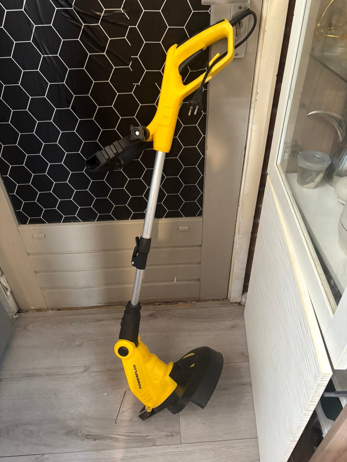 Powerplus elektrische o grastrimmer, Ophalen of Verzenden, Zo goed als nieuw, Elektrisch
