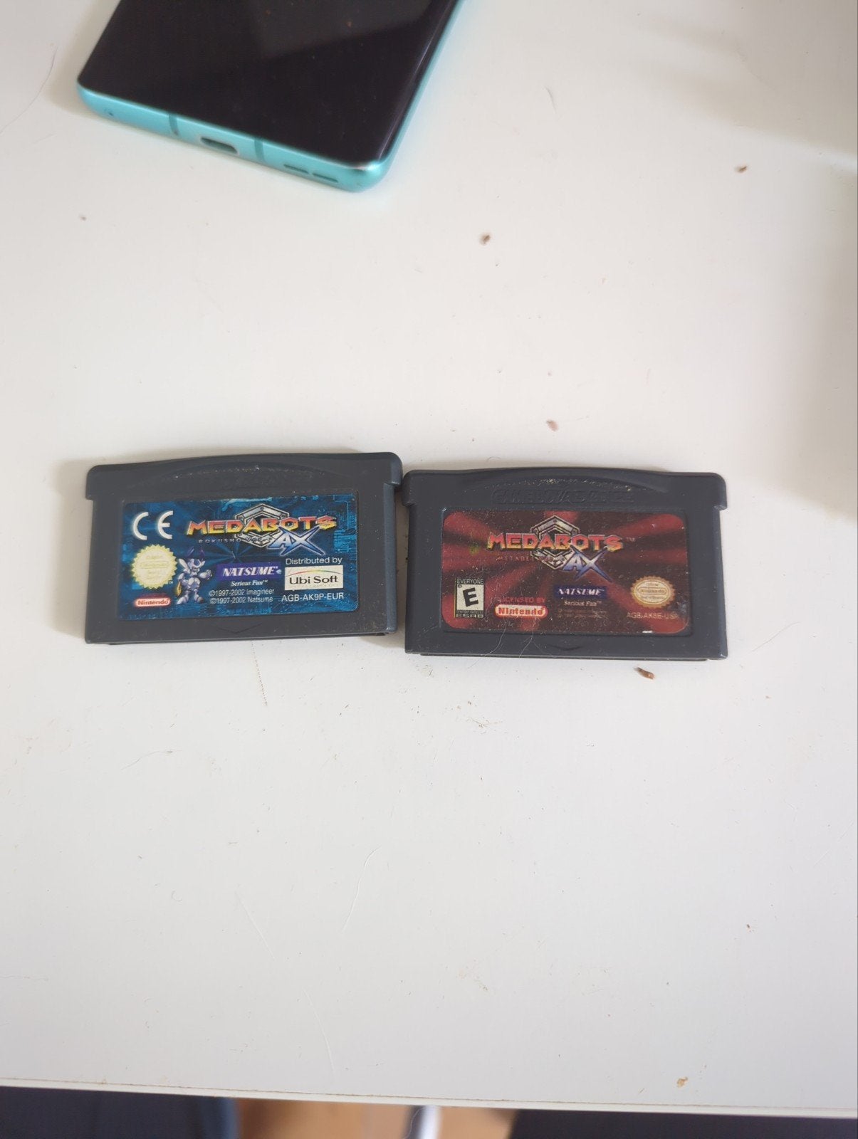 Medabots Game Boy Advance Spellen (2 stuks), Gebruikt, 1 speler, Ophalen of Verzenden, Role Playing Game (Rpg)