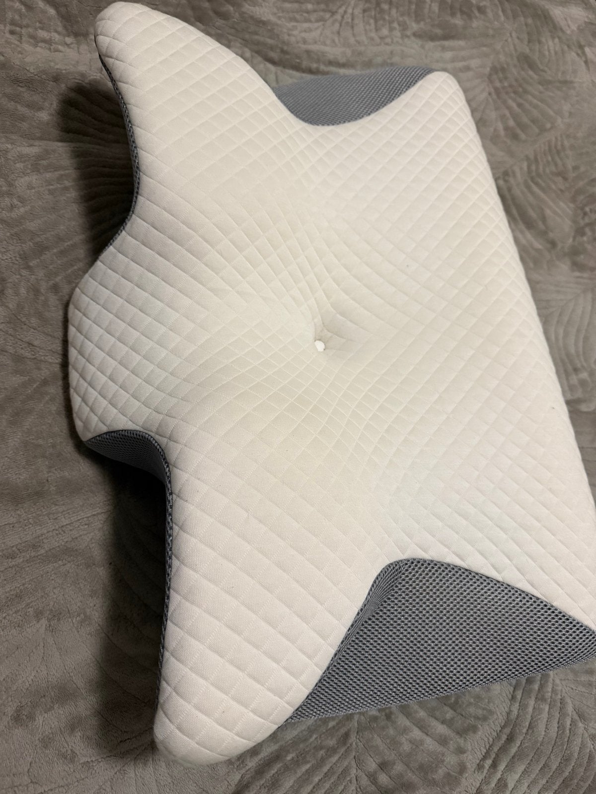 Ergonomisch Hoofdkussen - HOMCA, Overige merken, Ademend, Wit, Hoofdkussen