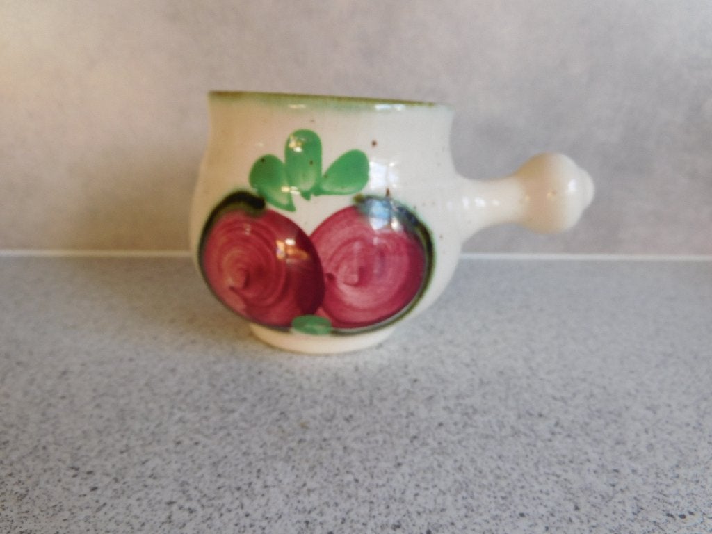 Soepkom uien Handpainted, Overige merken, Ophalen of Verzenden, Zo goed als nieuw, Kom(men)