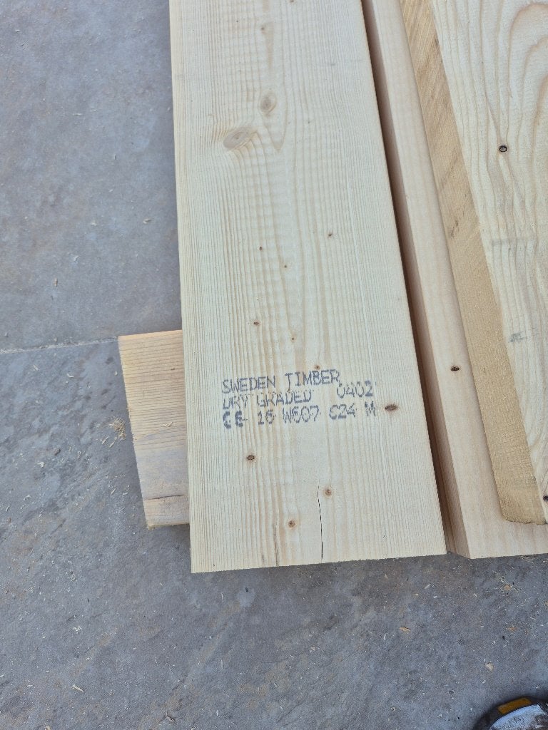 balk massief hout, Doe-het-zelf en Verbouw, Hout en Planken, Ophalen, Minder dan 25 mm, Nieuw, 300 cm of meer