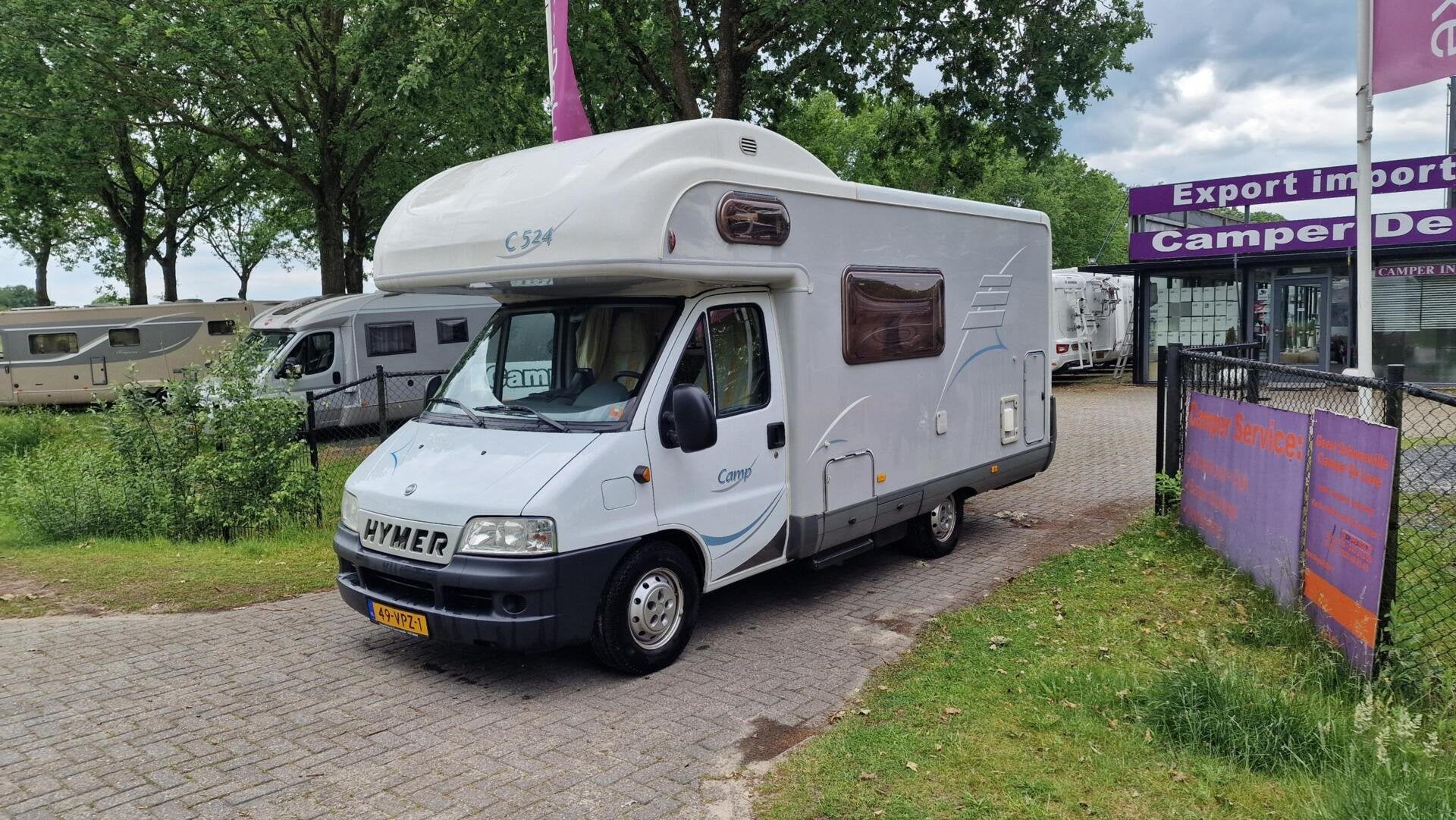 Hymer C524 5Persoons Met Motorairco, Alkoof, 6 tot 7 meter, Elektrische ramen, 6 tot 7 meter