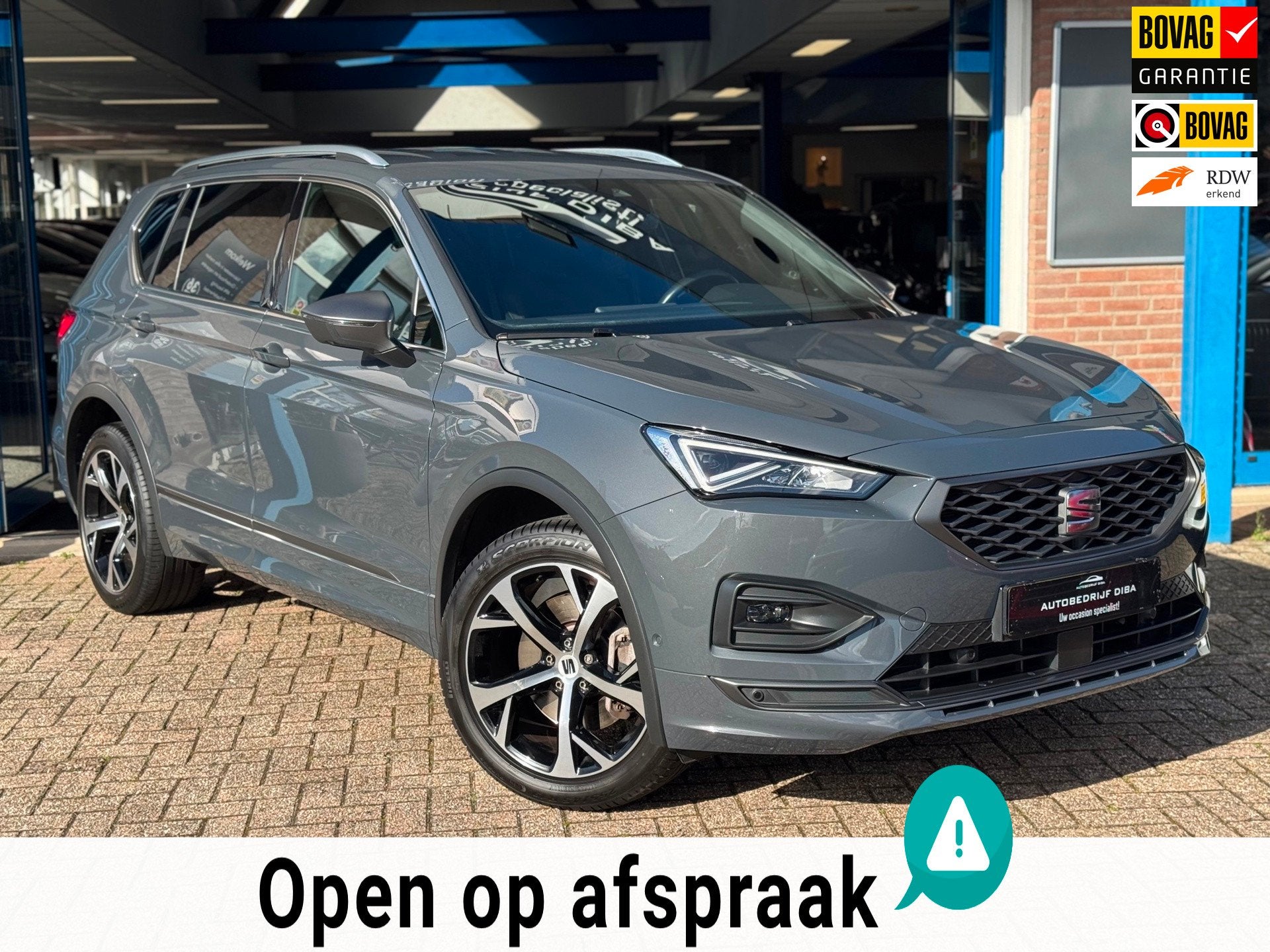 Seat TARRACO 1.4 TSI e-Hybrid PHEV FR 2021 NAVI Trekh NAP!, Auto's, Dealer onderhouden, 4 cilinders, 150 pk, Plug-in hybride