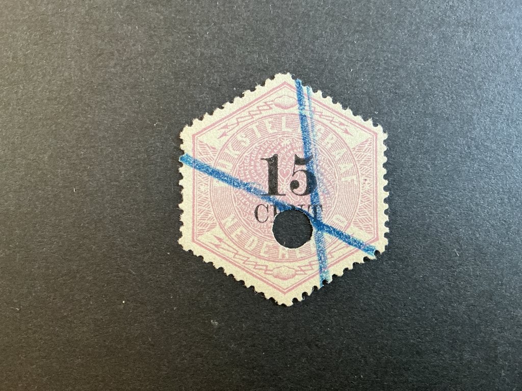 Telegram gebruikt nr. 5, Verzenden, T/m 1940, Gestempeld