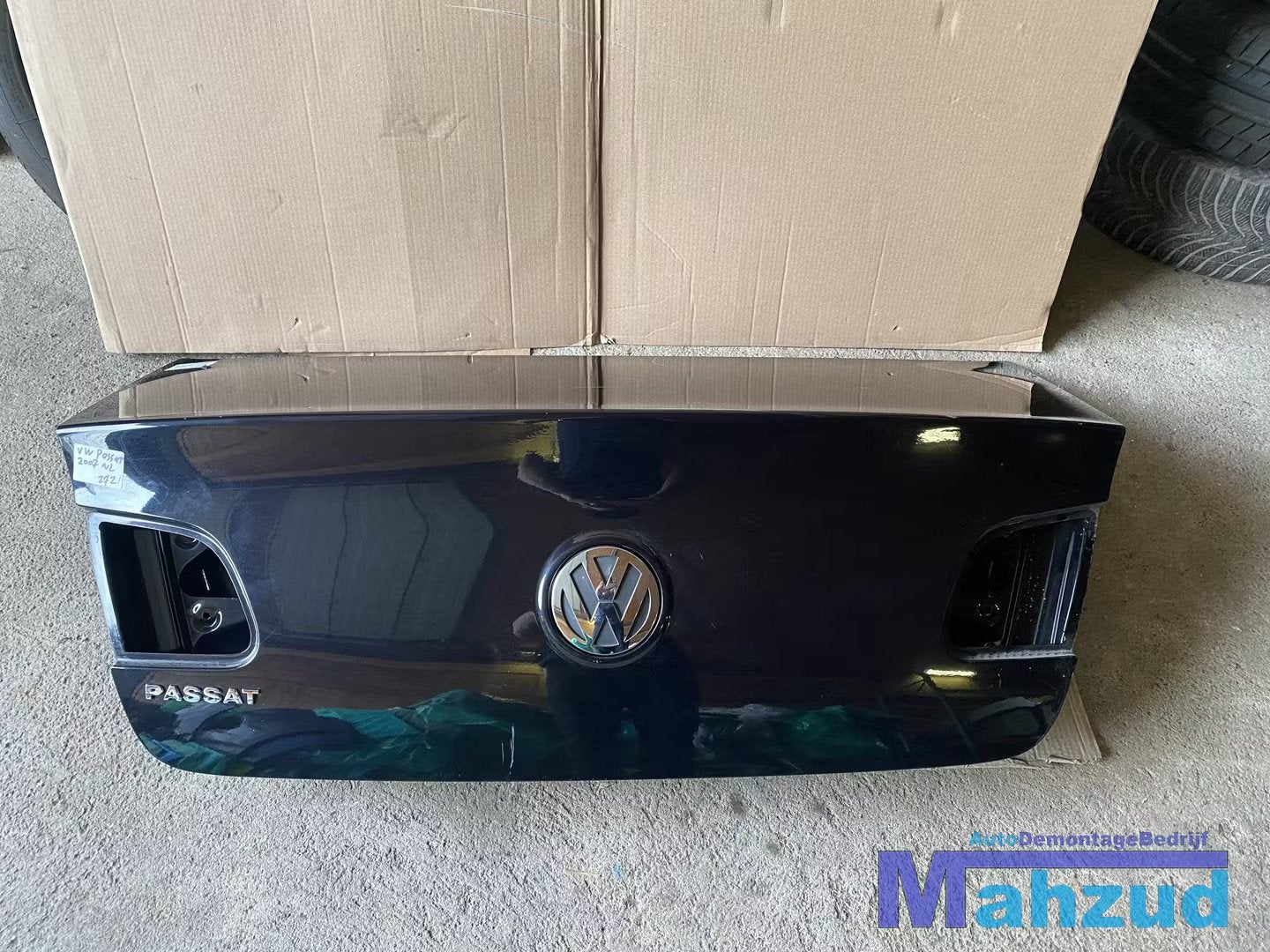 VW PASSAT 3C2 Sedan ZWART LC9Z Achterklep 2005-2010, Auto-onderdelen, Carrosserie en Plaatwerk, Gebruikt, Volkswagen AG, Achter