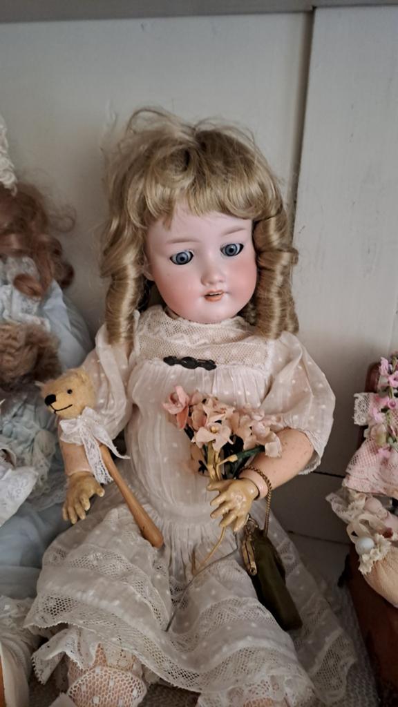 Poppen pruikje, Verzenden, Gebruikt, Pop