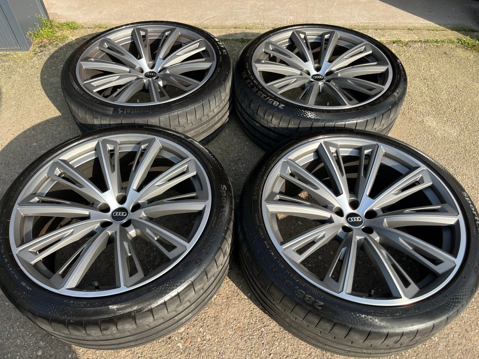 23” originele Audi Sport Q8 SQ8 zomer velgen | BTW set, Ophalen, Audi, Gebruikt, 285 mm