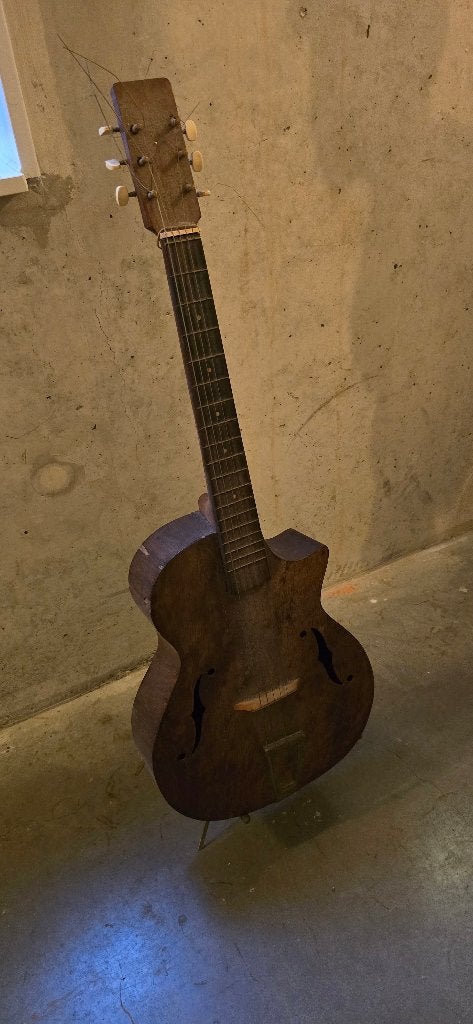 Vintage Egmond Archtop Jazzgitaar - Opknapper / Decoratie, Ophalen, Gebruikt, Overige typen