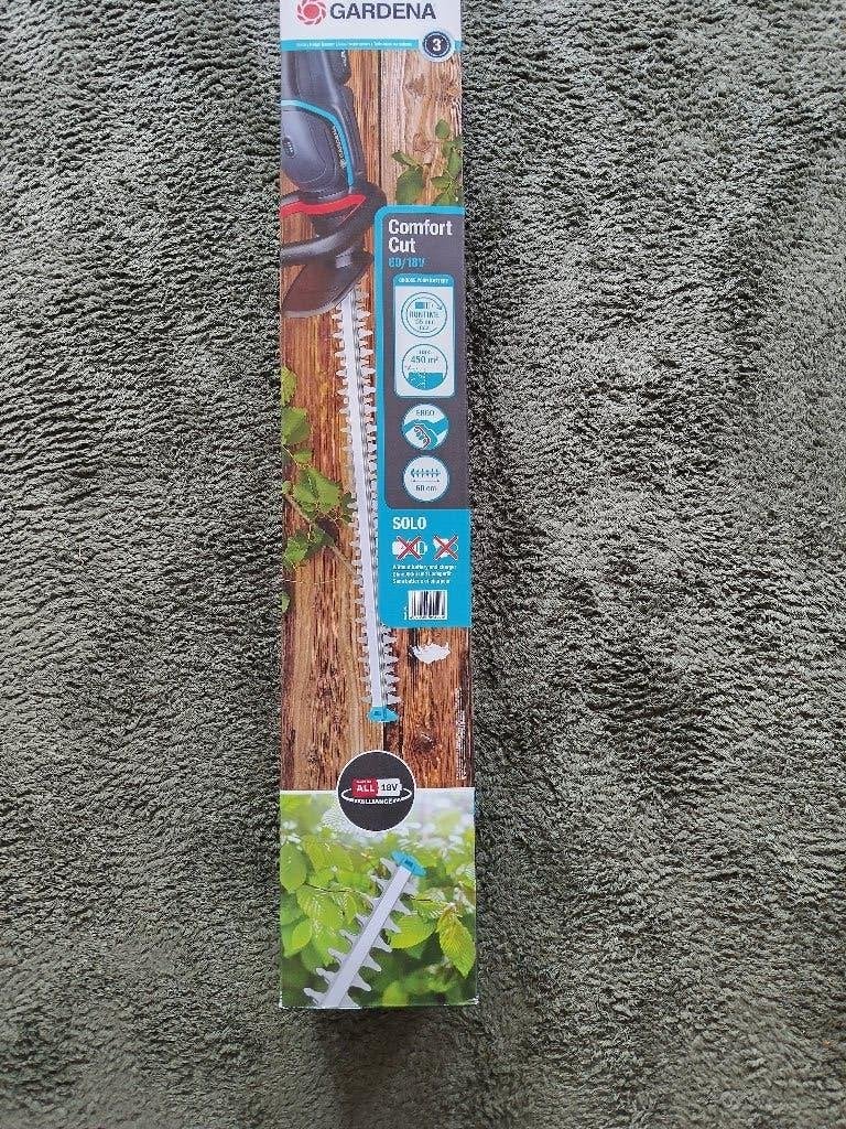 Heggenschaar comfort cut 60/18 volt Gardena nieuw, Ophalen, Nieuw, Elektrisch, Gardena
