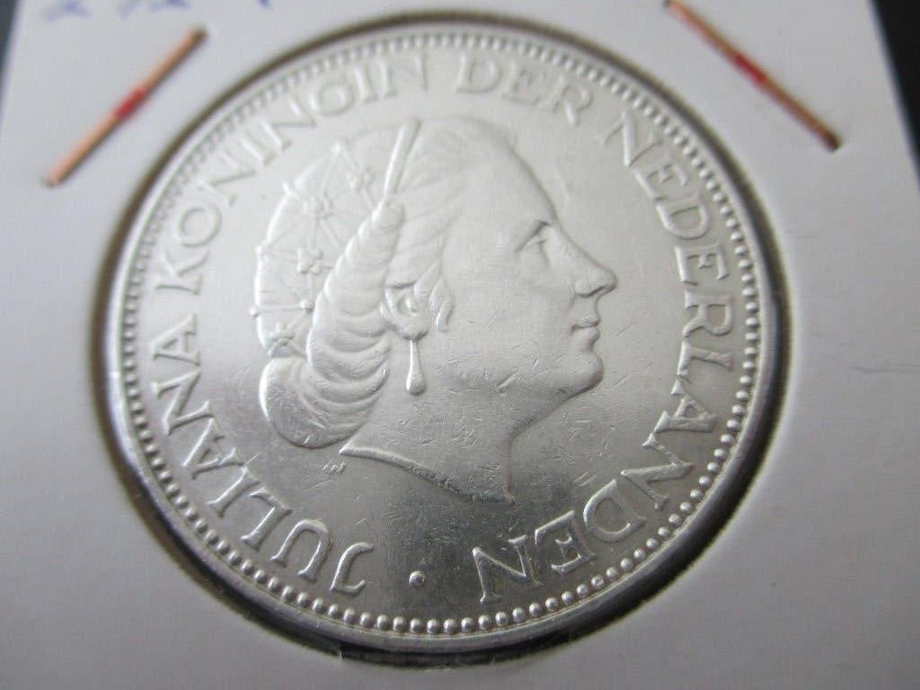 Rijksdaalder 1960, Postzegels en Munten, Munten | Nederland, Koningin Juliana, Zilver, Ophalen of Verzenden, Losse munt