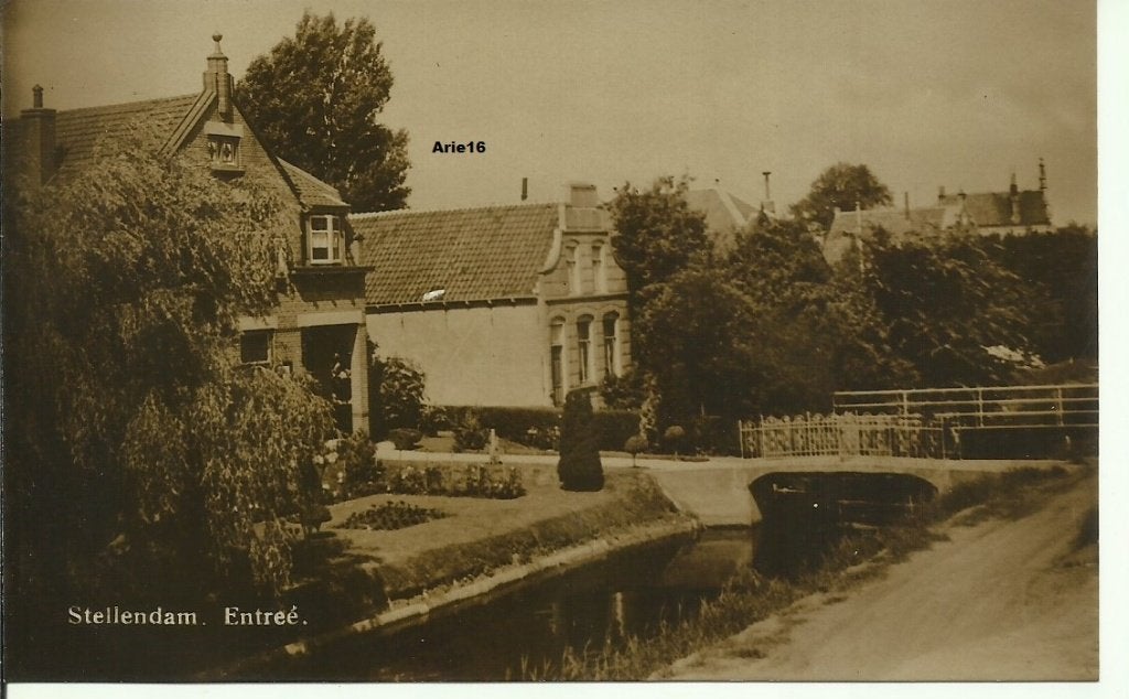 Stellendam, Verzenden, 1920 tot 1940, Ongelopen, Zuid-Holland