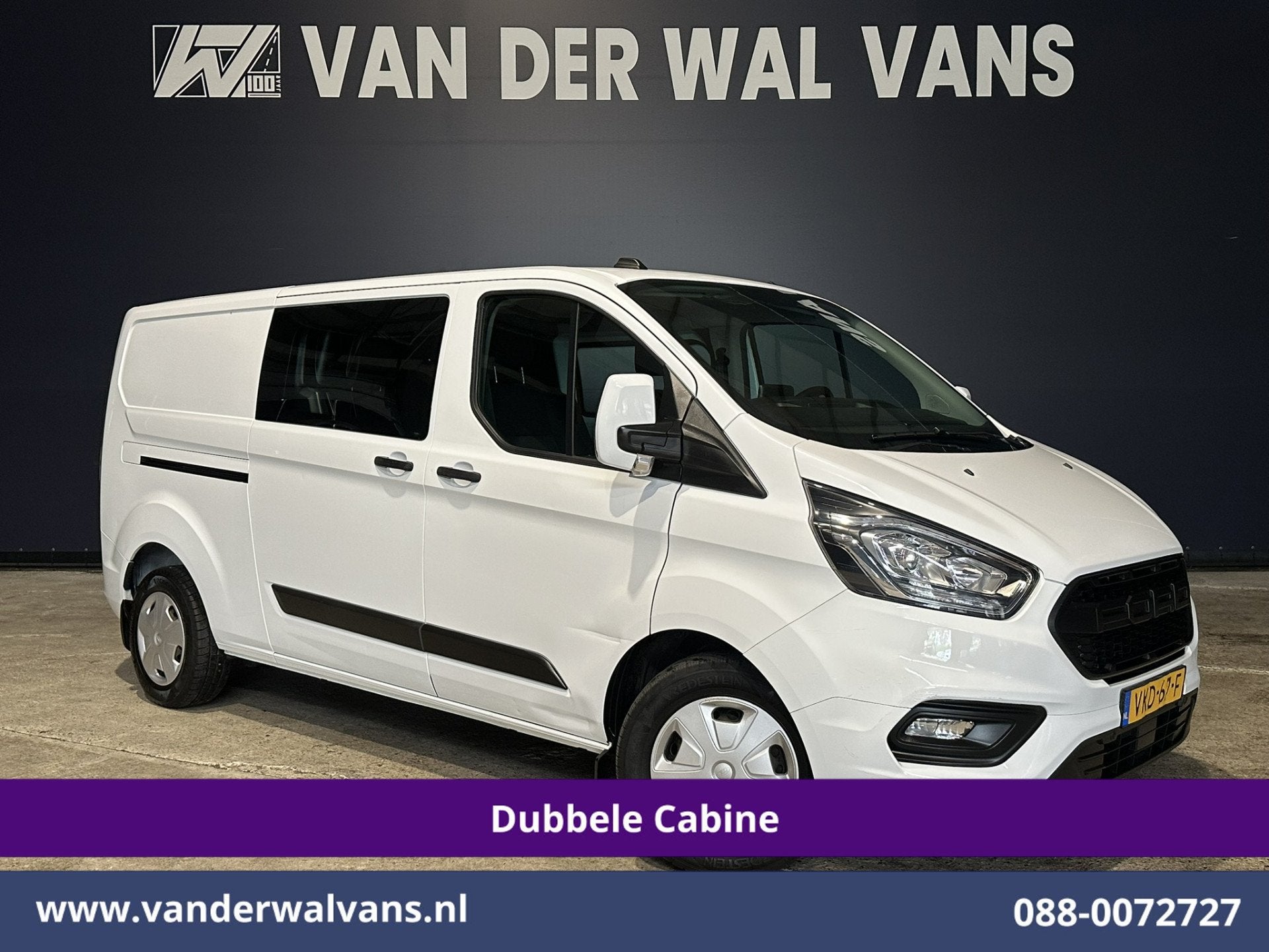 Ford Transit Custom 2.0 TDCI 130pk Automaat L2H1 Euro6 Airco, Dealer onderhouden, 4 cilinders, Wit, Origineel Nederlands