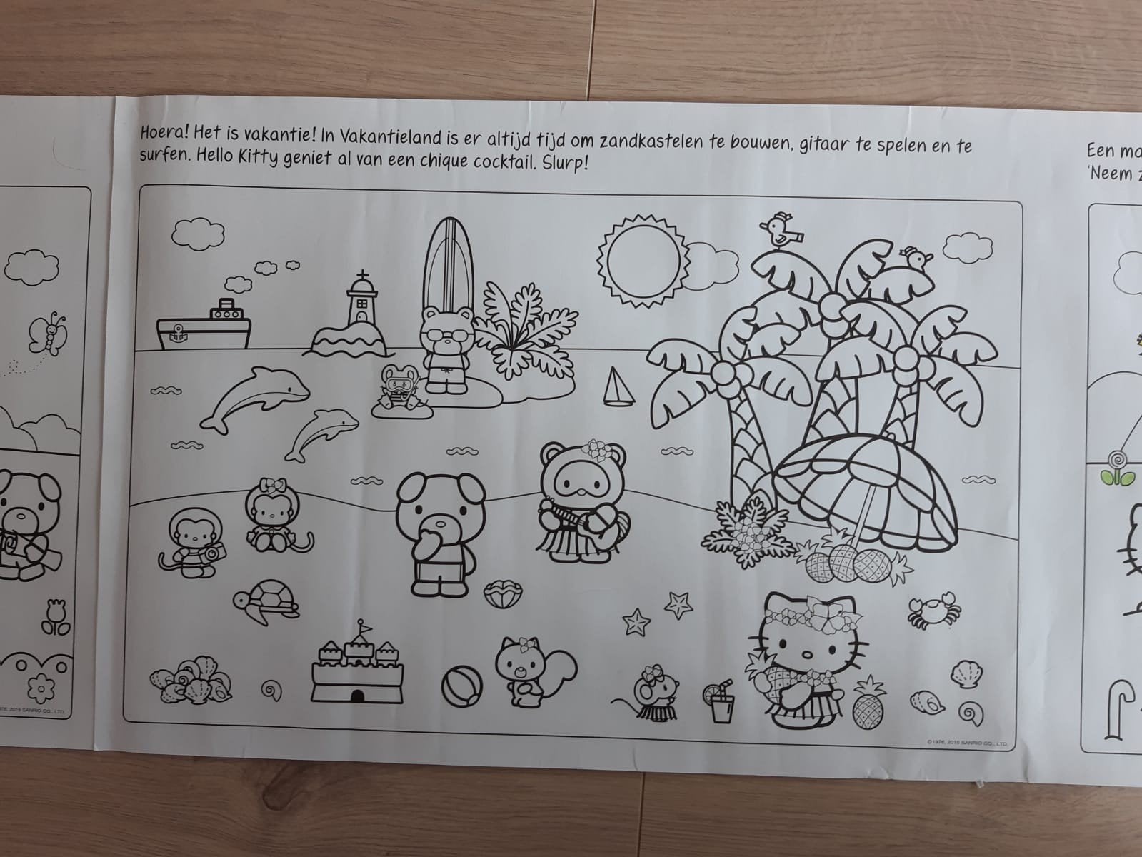 Hello Kitty Kleurrol 5 meter, Kinderen en Baby's, Speelgoed | Educatief en Creatief, Ophalen of Verzenden, Nieuw, Knutselen
