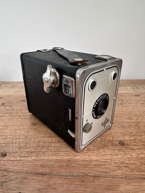 Vintage camera analoog Merk: Vena box, Audio, Tv en Foto, Fotocamera's Analoog, Ophalen of Verzenden, Gebruikt, Compact, Overige Merken
