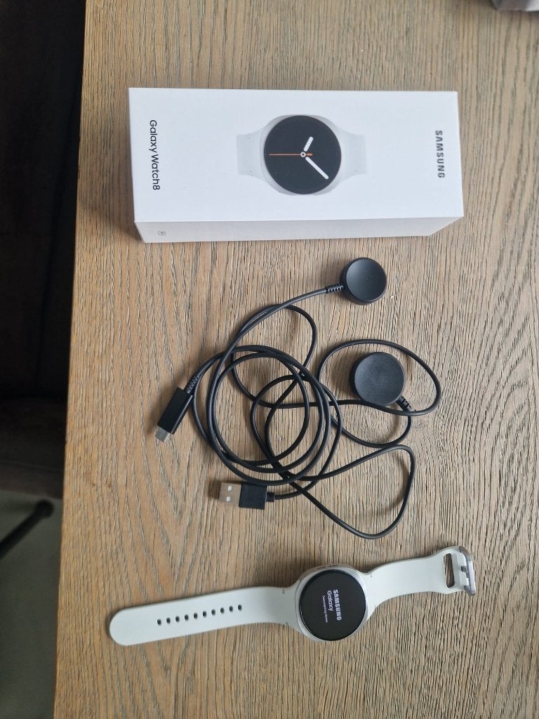 Samsung Galaxy Watch 8, Ophalen, Wit, Waterdicht, Nieuw