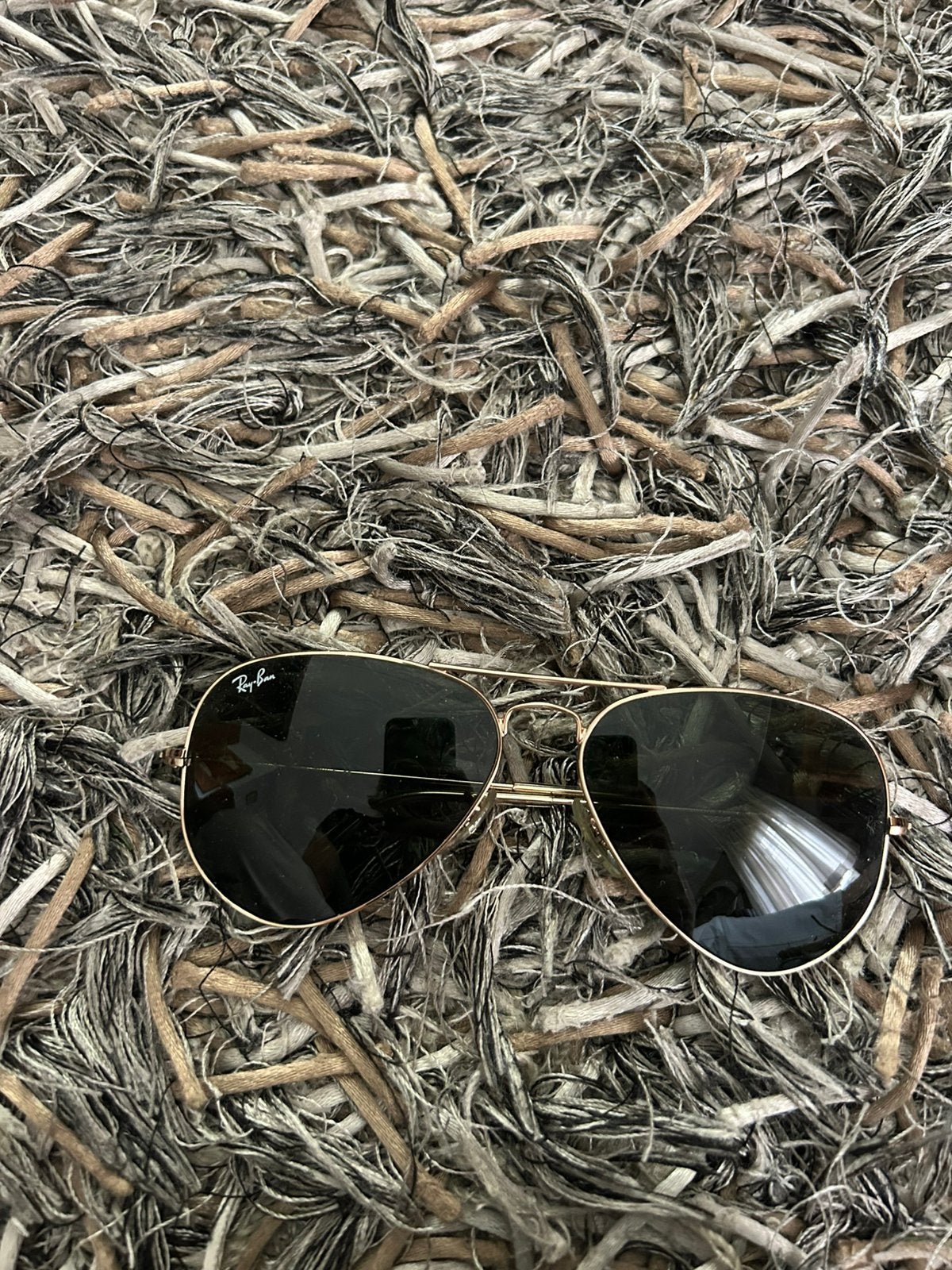 Ray ban aviator zonnebril, Sieraden, Tassen en Uiterlijk, Zonnebrillen en Brillen | Heren, Zonnebril, Zwart, Ophalen of Verzenden