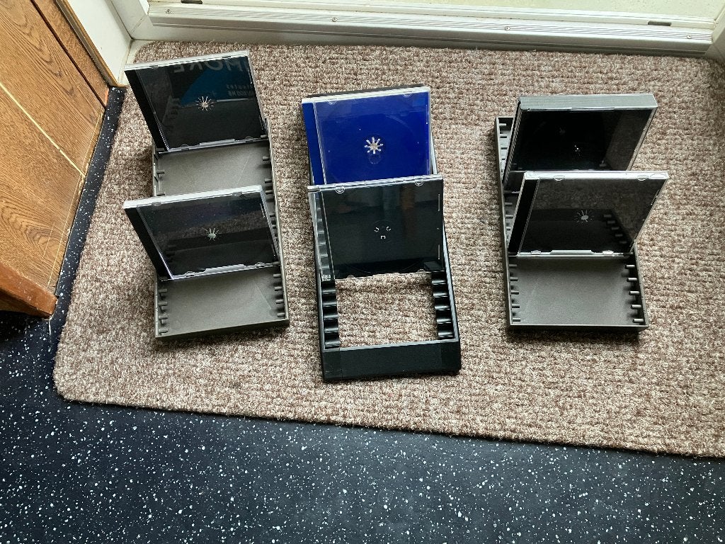 cdrek 3 stuks cd rek, Ophalen of Verzenden, Kunststof, Cd's, 25 tot 75 discs