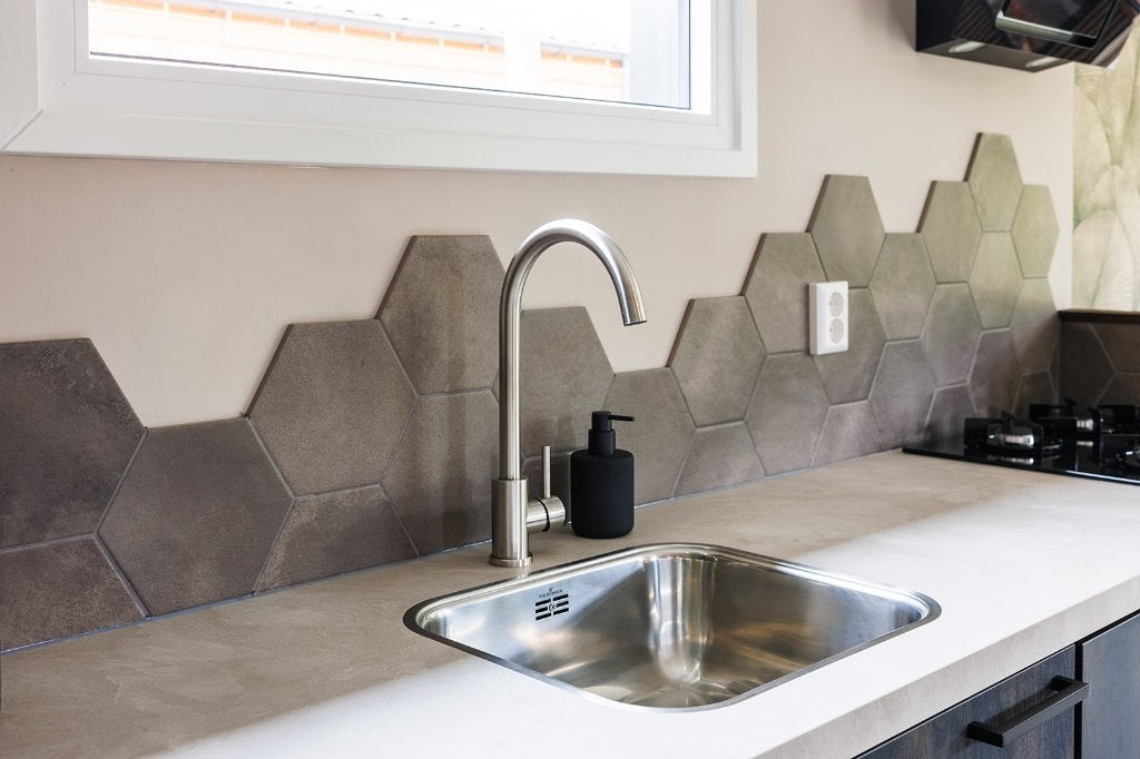 30 stuks Hexagon tegels (21 x 18,2 cm), Doe-het-zelf en Verbouw, Ophalen, Nieuw, Minder dan 20 cm, Minder dan 20 cm
