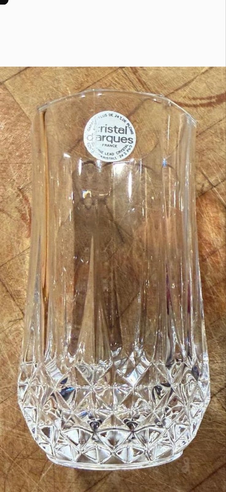 Cristal d'Arques loodkristal glas, Antiek en Kunst, Ophalen