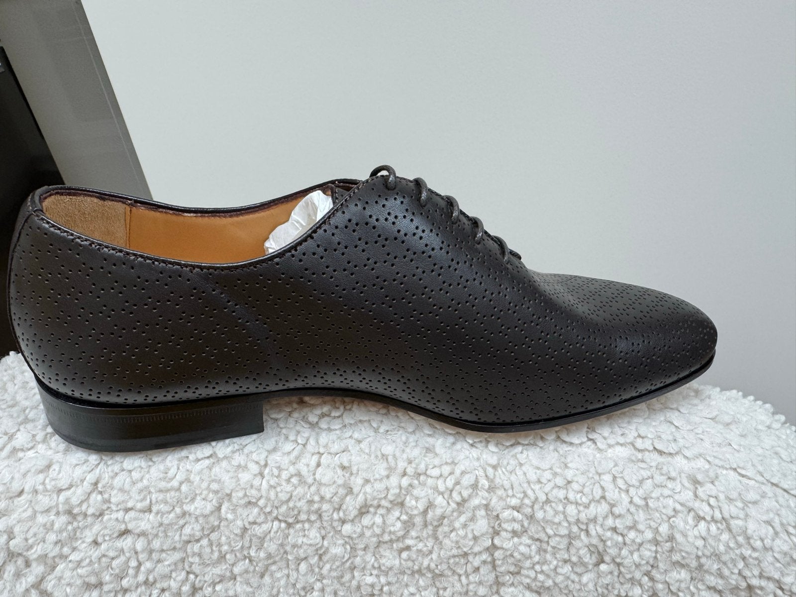 Pollini Heren Veterschoenen Maat 42 - Zwart Leer, Ophalen, Zwart, Nieuw, Veterschoenen