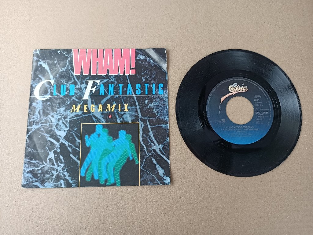 Single: Wham! - Club Fantastic (1983), Cd's en Dvd's, Verzenden, Gebruikt, 7 inch, Pop