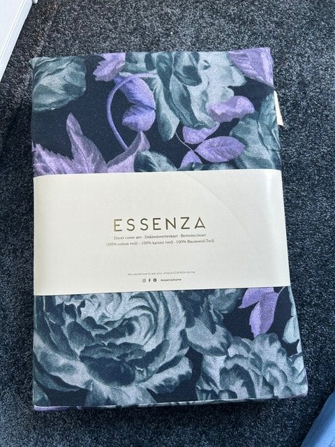 Essenza Dekbedovertrek 260 100% Twill Katoen, Blauw, Essenza, Dekbedovertrek, Katoen