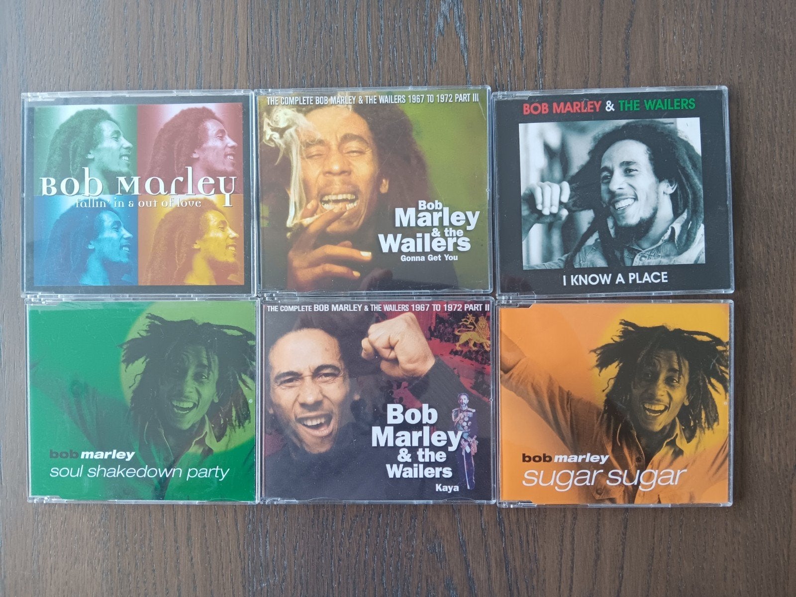 Bob Marley & The Wailers - 6 CD singles (incl. promo), Cd's en Dvd's, Gebruikt, Reggae, Ophalen of Verzenden, Promo