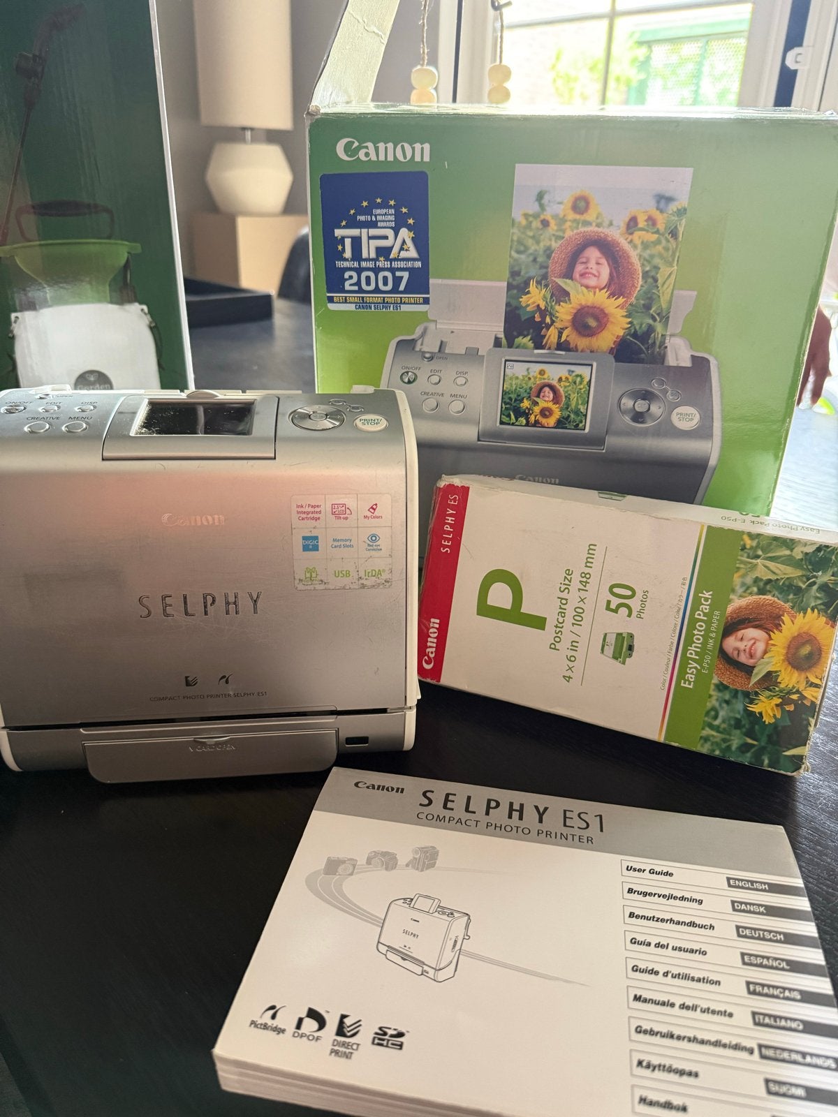 Canon Selphy ES1 Compacte Fotoprinter met toebehoren, Ophalen, Gebruikt, Fotoprinter, PictBridge